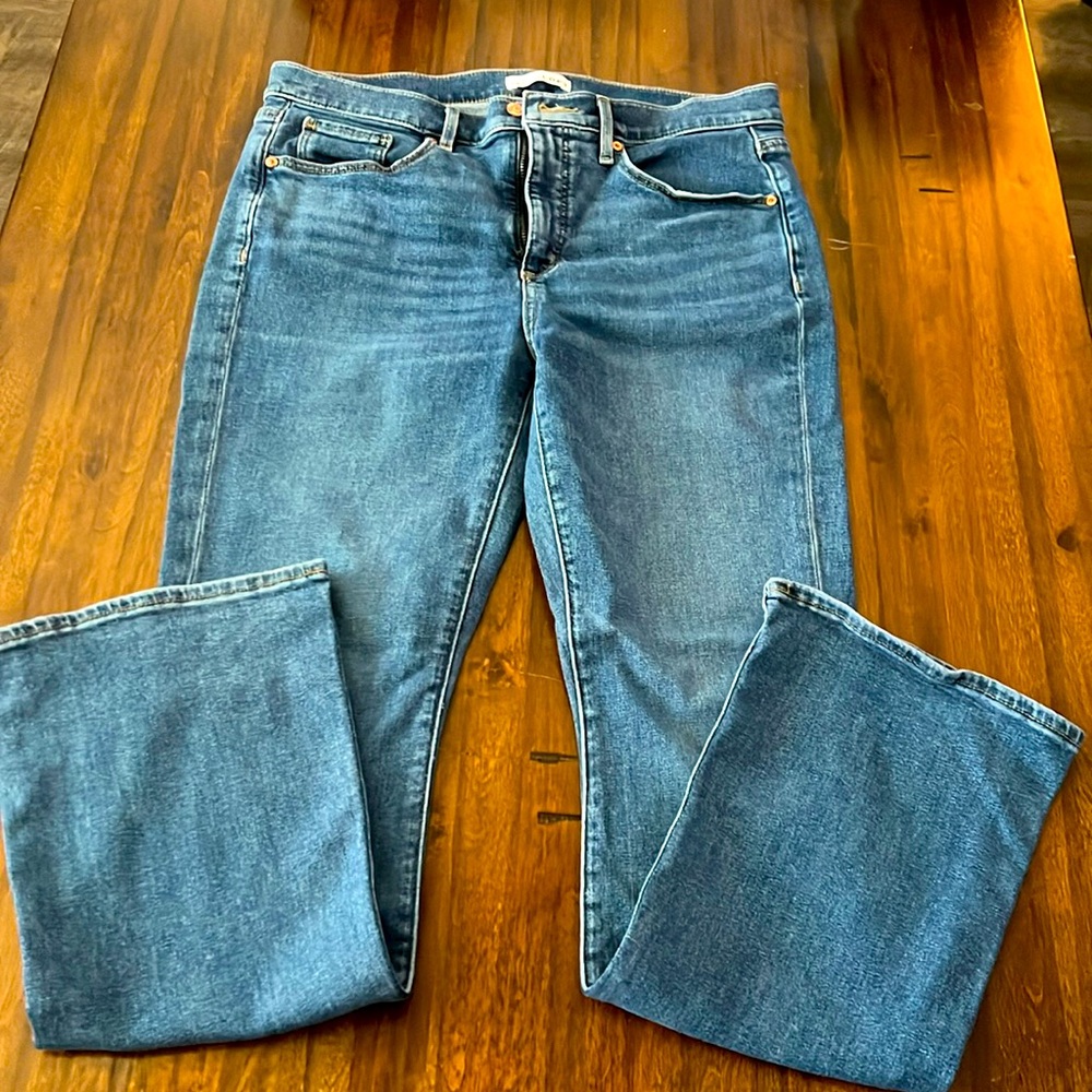 Loft flared denim